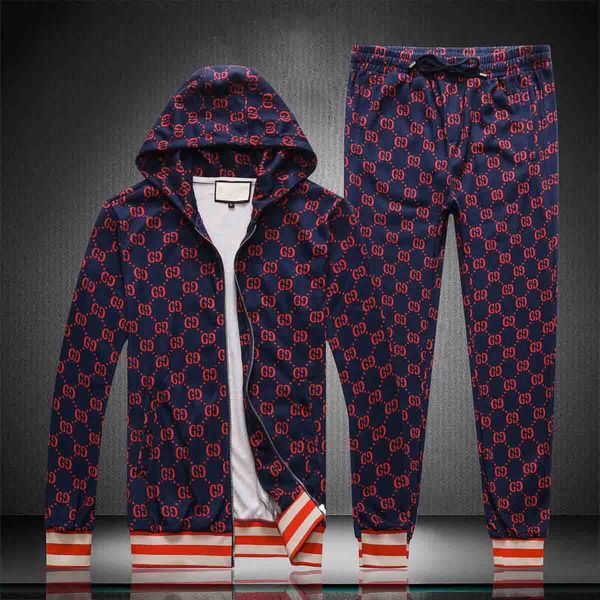 

herren tracksuits sweatshirts anzüge luxus sportanzug männer hoodies jacken-mantel-männer sportswear sweatshirt trainingsoberteil-set, Gray