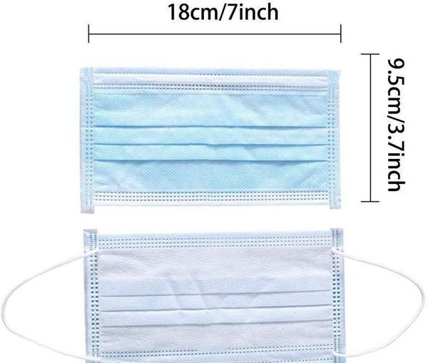 

dustproof mask masks 50pcs masks orignal in set disposable face anti-dust facial layers in bulk protective cover mask stock mask 3 yidhw