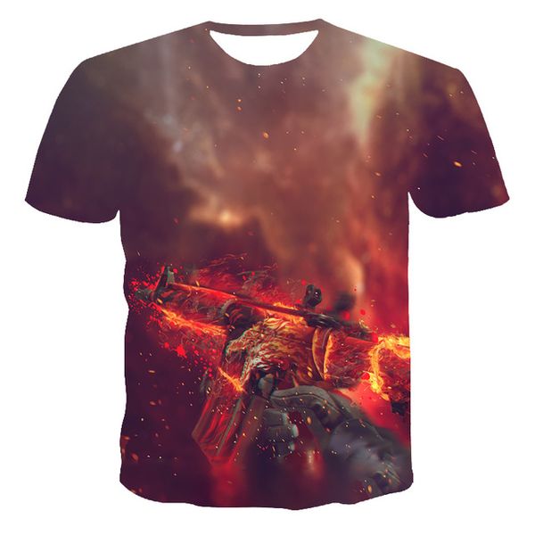 

summer game print men breathable 3d print shirts hentai kawaii anime men clothing