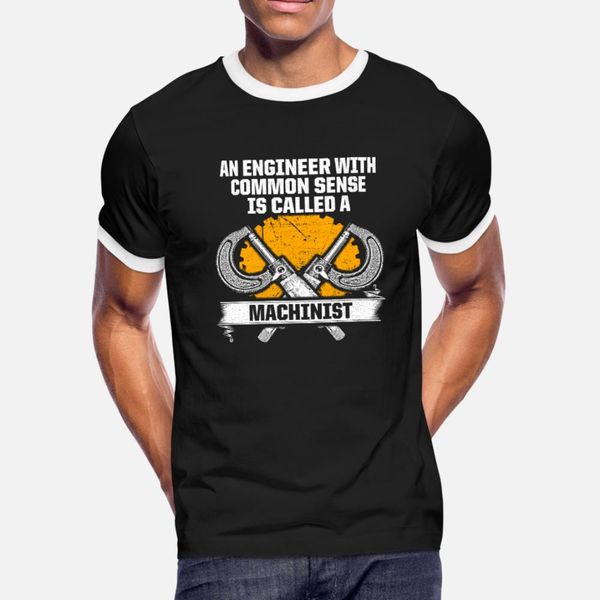 

machinist engineer cnc machine operator machining t shirt men customized 100% cotton s-xxxl slim loose building spring kawaii shirt