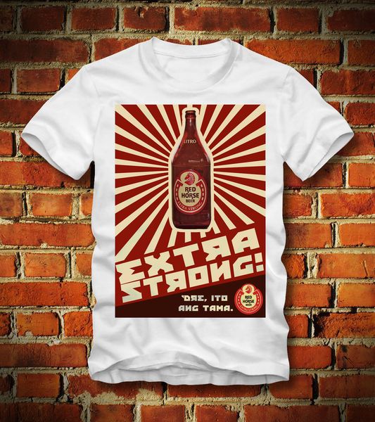 

2019 new summer tee shirt funny t shirt funny beer extra strong 6.9% philippines manila bier ipa custom t-shirt