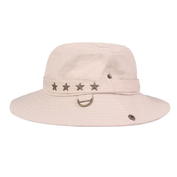 

new fashion fisherman hat casual outdoor mountaineering cotton hat sunshade sun protection adjustable cap #4r15, Blue;gray