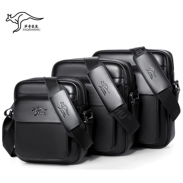 

leather luggage tag new style cross-border mens leather shoulder bag business large capacity messenger bag one product dropshipping purse ho