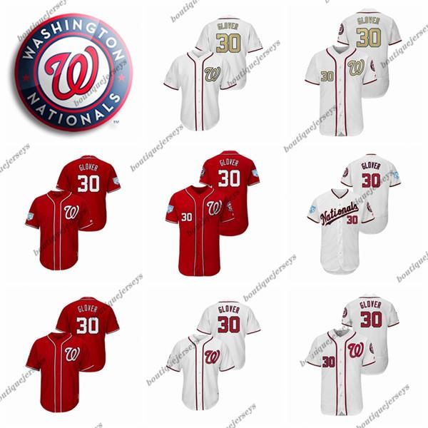 

men women youth washington nationals 30 koda glover 28 kurt suzuki #00 home 2020 custom jerseys baseball jersey, Blue;black