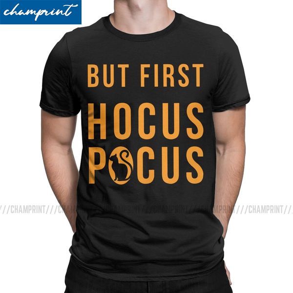 

but first hocus pocus t-shirt for men sanderson sisters halloween witch vintage 100% cotton tees o neck t shirt graphic clothes
