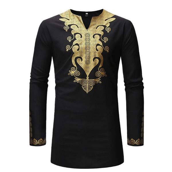 

men's casual shirts full sleeve shirt for men roupa masculina mens outfit african clothes 2021 riche clothing dashiki z0306, White;black