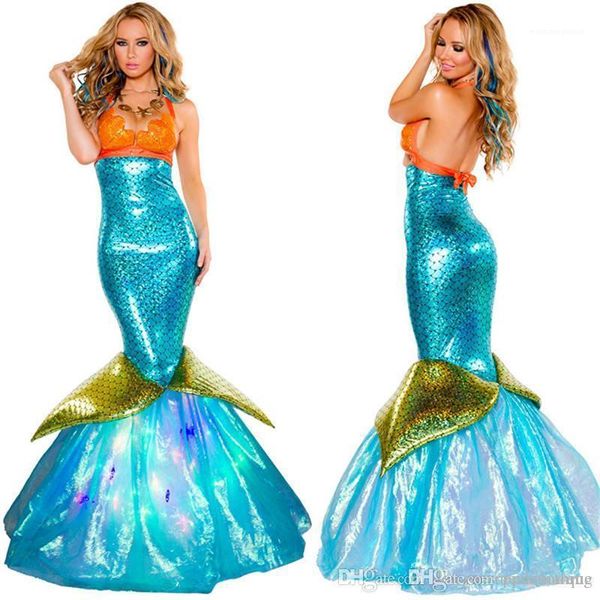 

skinny long womens dresses fashion festival party clothes halloween mermaids theme costume adult, Black;red