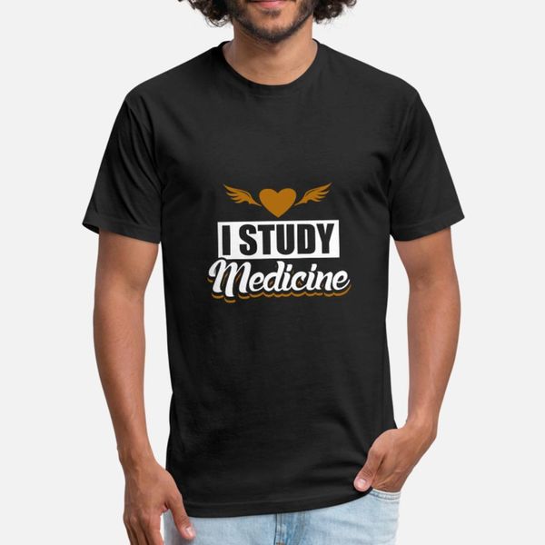 

i study medicine gift med doctor birthday t shirt men create 100% cotton o neck leisure gift fashion spring original shirt