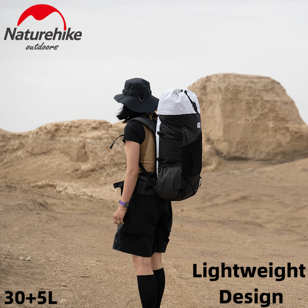 

outdoor bags naturehike 30+5l travel ultralight breathable knapsack climbing waterproof sports bag camping hiking backpack high-capacity