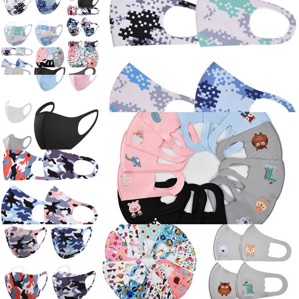 

pm2.5 camouflage cover dust face anti respirator mask dustproof washable reusable ice silk pnzz q90s1
