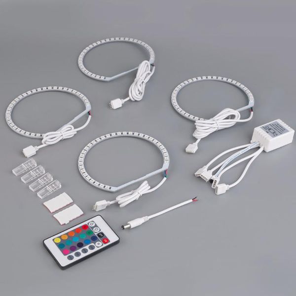 

for e46 special modification rgb colorful band burst flash multi-functional angel circle