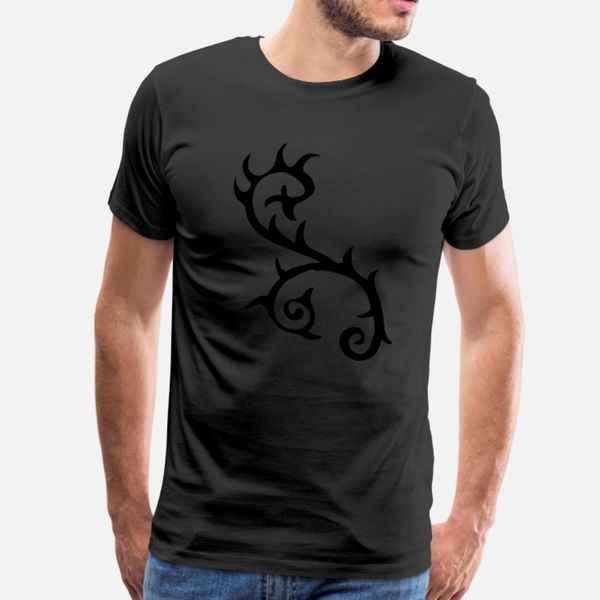 

funky trendy thorns left embellishment t shirt men designing cotton round neck pictures graphic humor spring novelty shirt