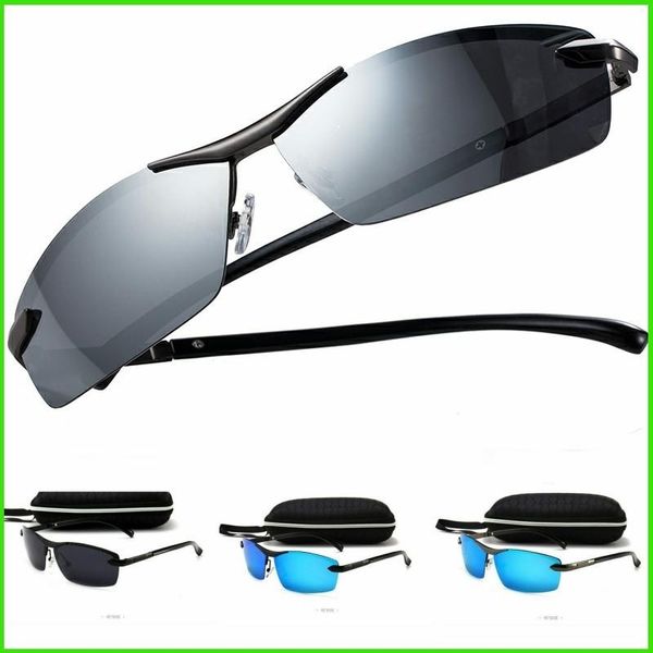 

driving sports mirror sunlasses for men brand designers uv400 outdoor travel sun glasses mirrors lens oculos gafas de sol, White;black