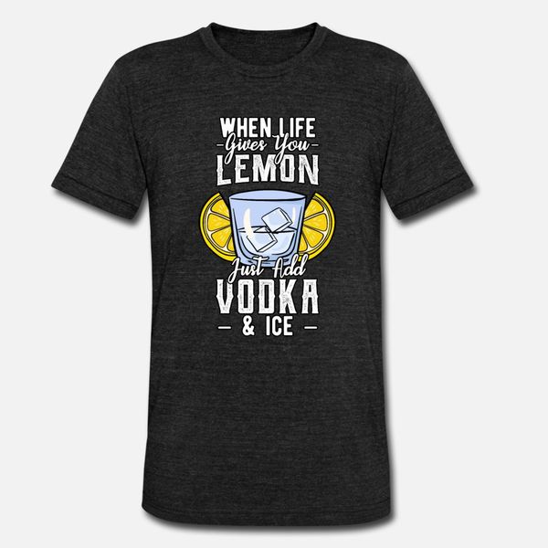 

just add vodka ice t shirt men print tee shirt size s-3xl letters crazy humor spring autumn letter shirt