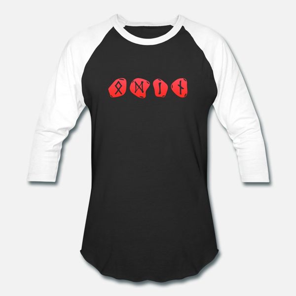 

odin runes red t shirt men personalized short sleeve plus size 3xl kawaii graphic funny casual summer family shirt