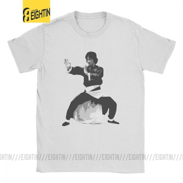 

джеки чан t-shirt men фильм китайского дракона китай кунг-фу борьба хлопок футболку с коротким рукавом футболка идея подарка tops