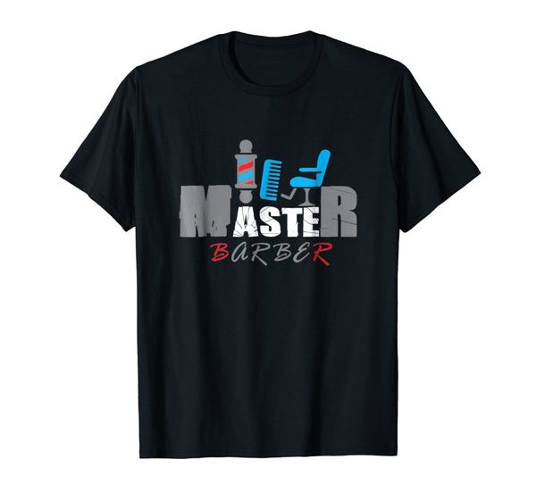 

summer clothing cotton men t-shirt master barber tshirt - hairstylist t shirt giftmen cool tees