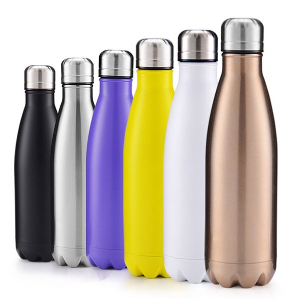 

500ml double-wall insulated vacuum flask stainless steel water bottle bpa free