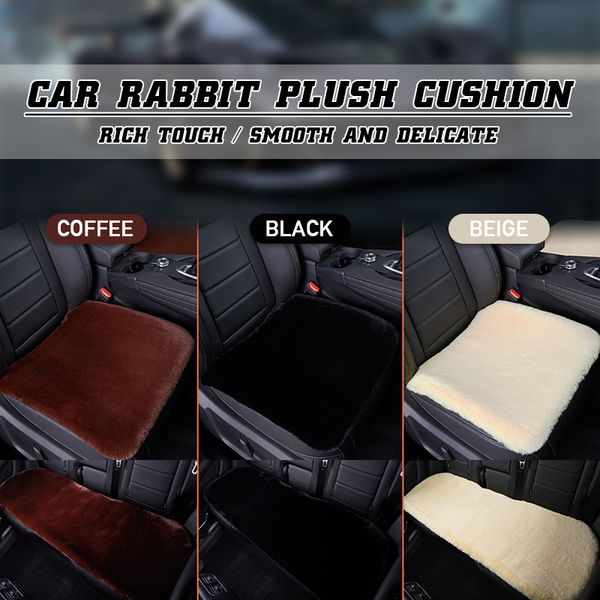 

car seat cover front rear thick car sear caushion autumn winter plush cushion plush breathable cushion protector mat
