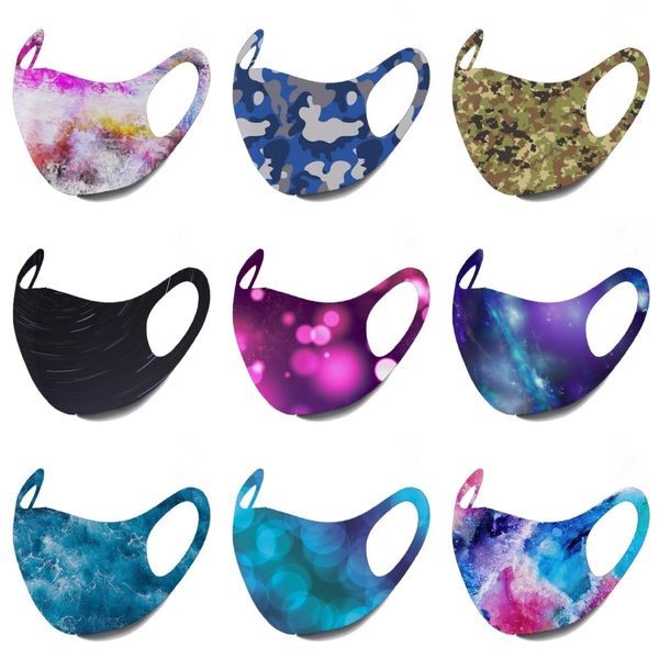 

new starry sky cycling biden mask print hairband mask outdoor face biden mask headband light breathable edc soft magic headwear 6 c #439#443