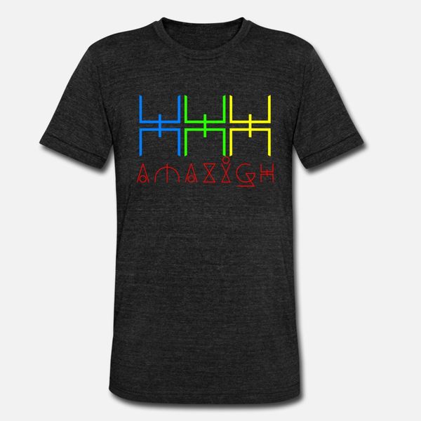 

amazigh t shirt men customized 100% cotton round collar fitness funny casual summer novelty shirt