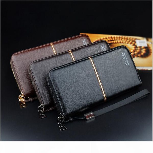 

designer- arrival men wallets leather zipper coin purse card holder handbag plaid clutch bag cell phone pocket sale, Red;black