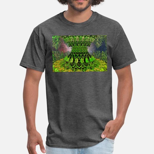 

sci fi alien space reactor fractal t shirt men printed tee shirt size s-3xl interesting comical summer style leisure shirt