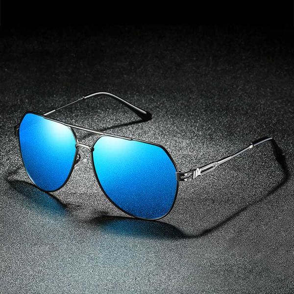 

2020 anti glare polarized aluminum sunglasses men's brand new sun glasses big size oculos men gafas de sol, White;black