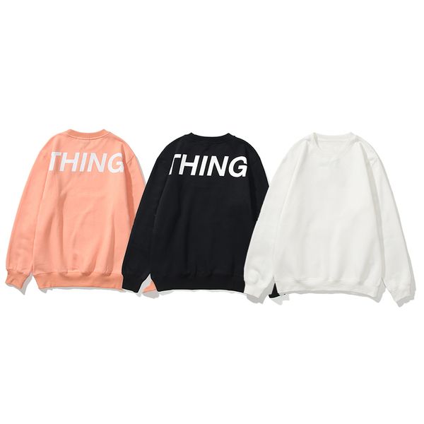 

new arrival mens womens sweatshirt hoodies couples letter prints pullover long sleeve fashion mens streetwear 3 colors m-3xl, Black