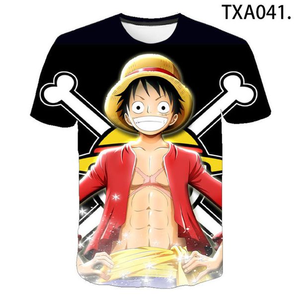 

anime one piece new boy girl cool 3d print shirts graphic graphic plus size men clothing