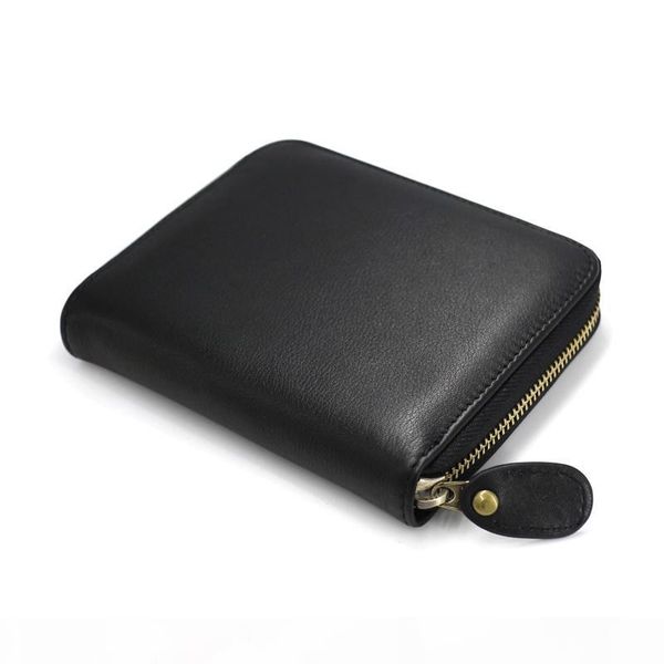 

2020 fashion leather men wallet leisure women wallet genuine leather wallets for men card holders purse c61262, Red;black