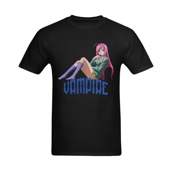 

мужская японская манга rosario vampire графический дизайн футболки