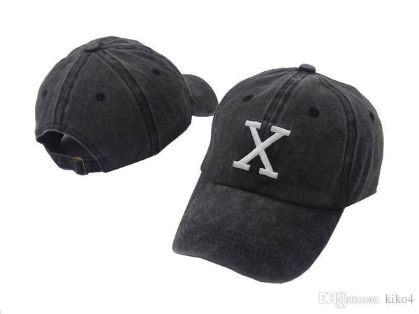 

Top Selling Malcolm X Hat Vintage 90's X Logo Embroidery hat Baseball Cap adjustable Dad Hat