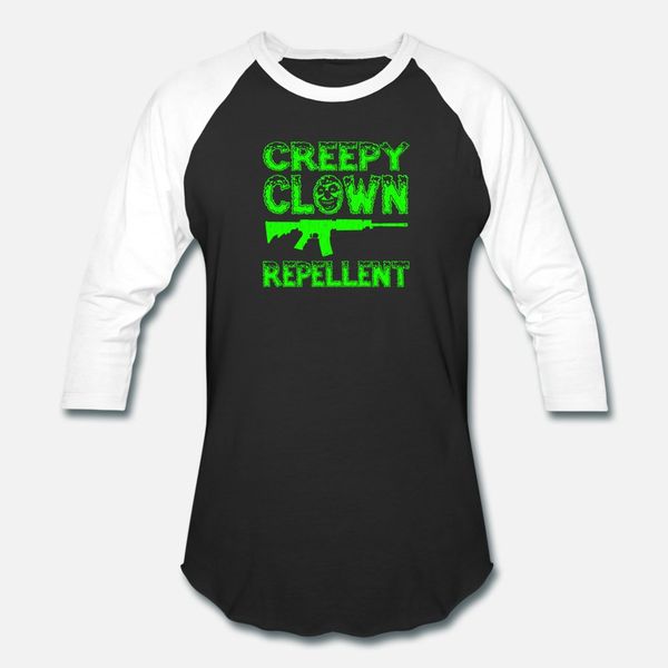 

creepy clown repellent t shirt men create short sleeve crew neck formal sunlight funny casual spring autumn slim shirt