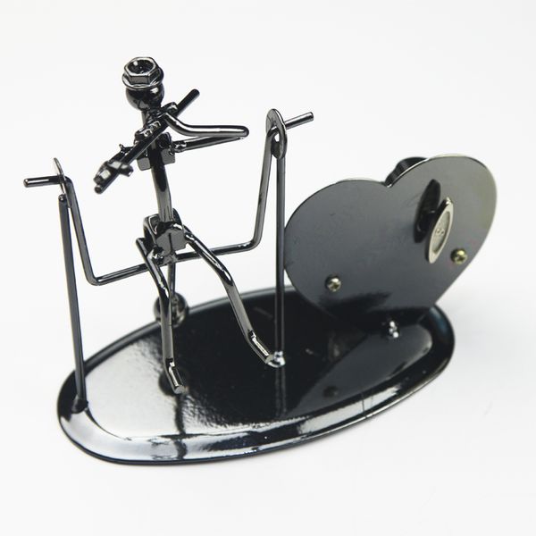 

car decoration ornament arts and crafts the iron man style metal ornaments home furnishing sail creative music gift box