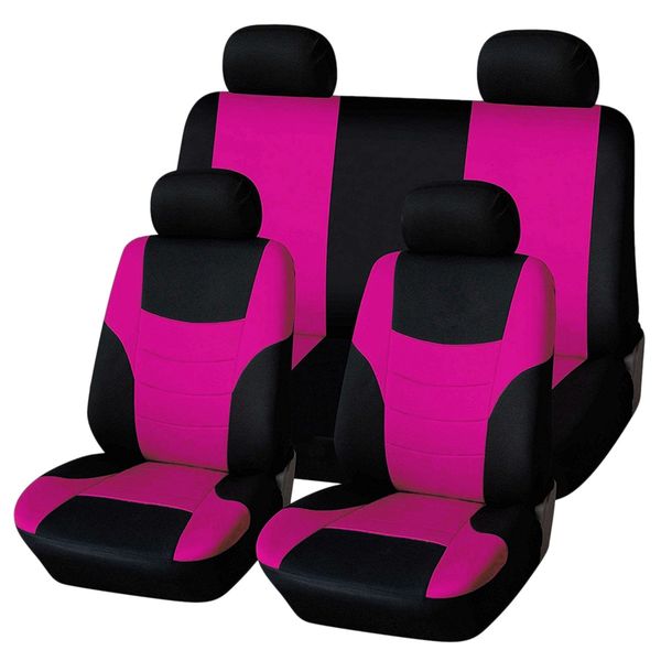 

car seat covers 8pcs universal cover cushion wear protector pink