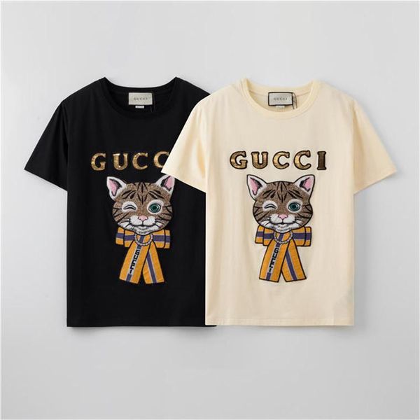 

20ss new arrival mens designer t-shirts short sleeve tshirts t shirt cotton blend for summer brand fashion t-shirt with letter embroidery, White;black