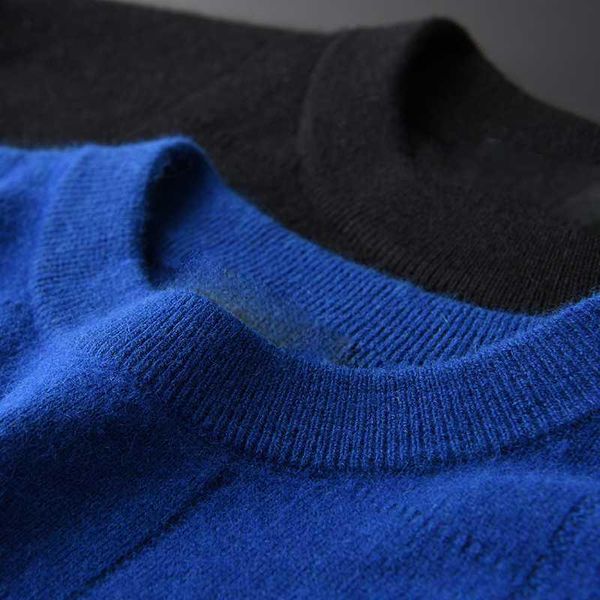 

wool and hair sweater male jacquard round collar mens fashion slim fit sweaters man -4xl, White;black