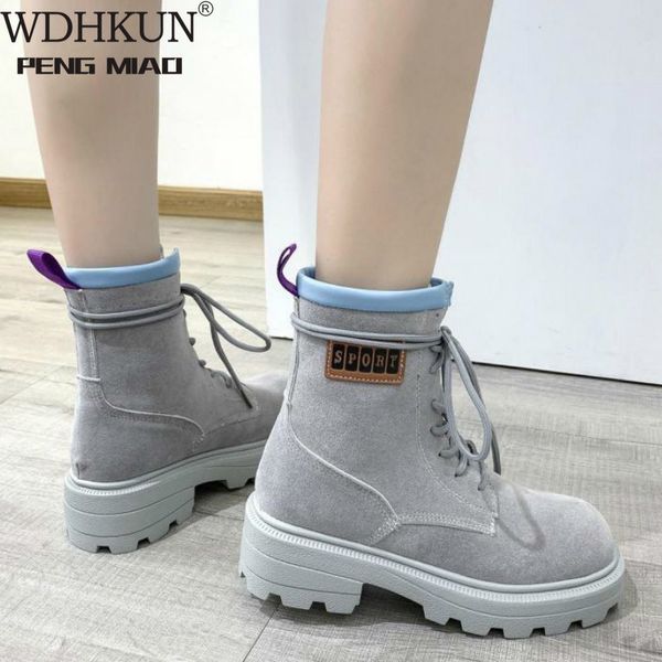 

2020 autumn winter shoes women plush snow boot heel fashion keep warm women's boots woman size 36-43 ankle botas, Black