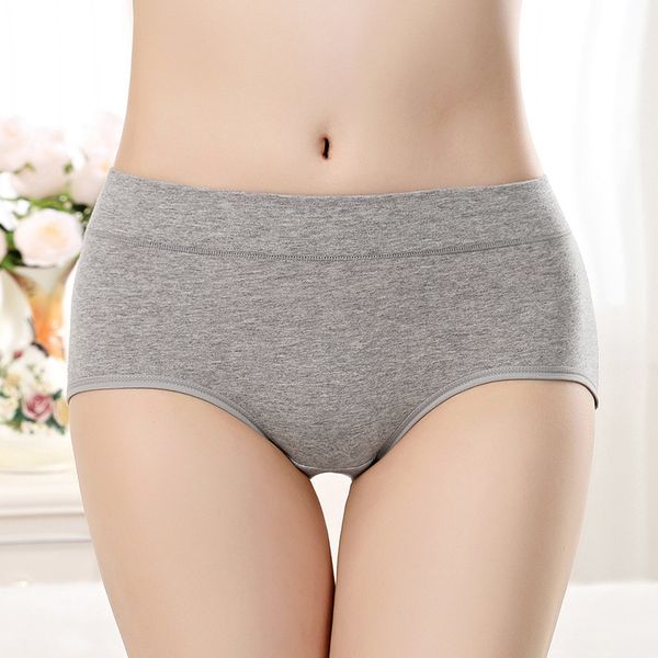 

2020 fashion new simple and comfortable soft women's underwear high elasticity multi-color optional briefs, Black;pink