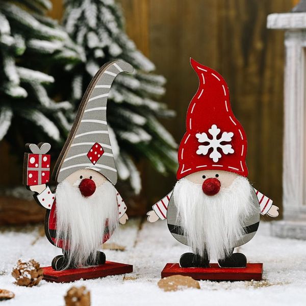 

wooden christmas swedish gnome santa toys doll ornaments holiday kids xmas gift m68e