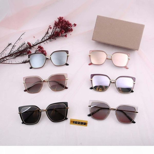 

fashion trend polarized sunglasses with high definition polarized lenses model 2982 color 6 colors, White;black