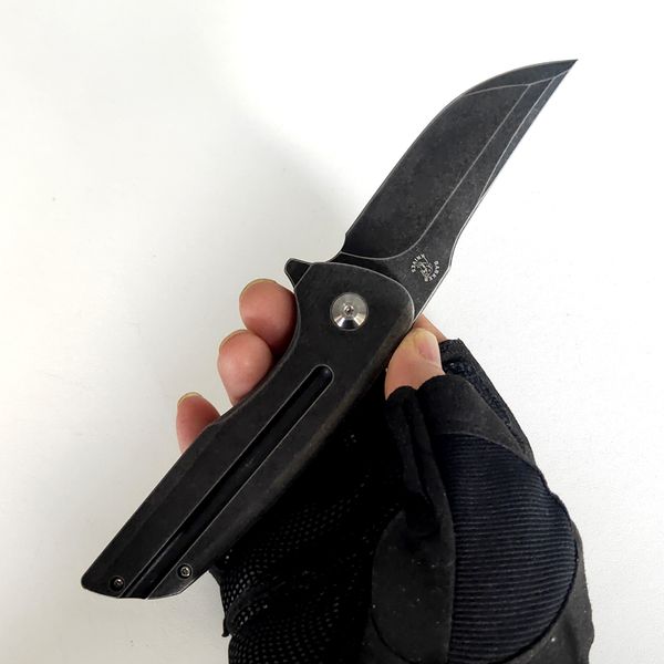 ОГРАНИЧЕННАЯ НАСТРОЙКА Версия Barker Ножи Hokkaido Складной нож TC4 Титановая ручка Высокая твердость M390 Blade Perfect Pocket EDC Открытый кемпинг Тактические инструменты