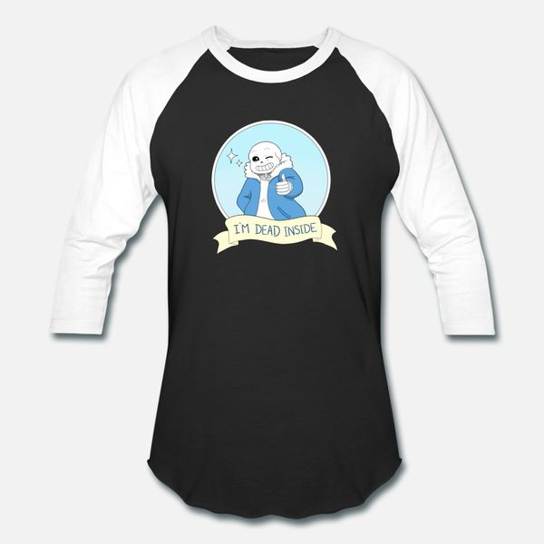 

undertale sans i m dead inside t shirt men personalized short sleeve size s-3xl clothes cute comical spring autumn pattern shirt