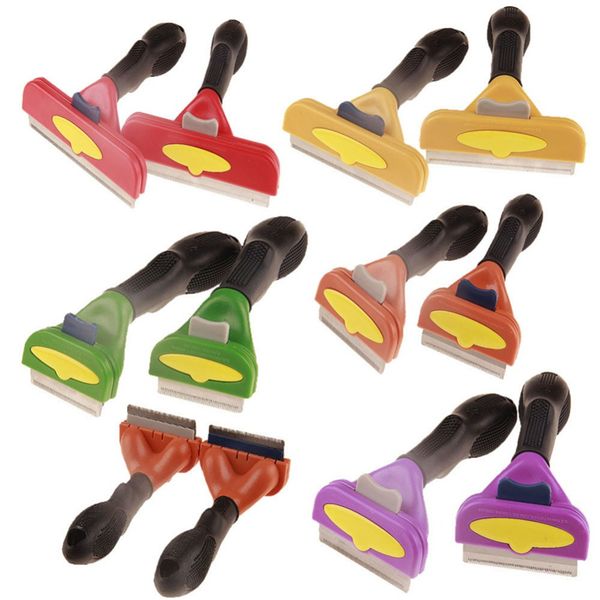 

comfortable pet hair removal comb cats dog grooming comb puppy kitten hair shedding trimmer combs pets grooming tools