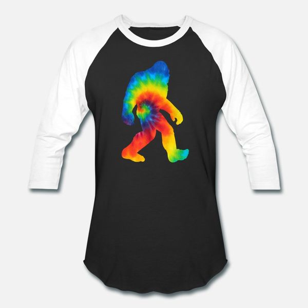 

bigfoot tie dye vintage hippie sasquatch t shirt men designs tee shirt o-neck formal sunlight comfortable spring autumn normal shirt