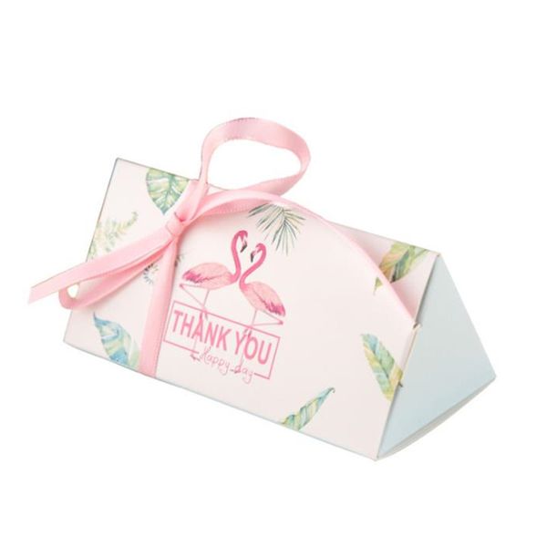 

party favor creative gift candy box marble european wedding pack carton flamingo small fresh 50pcs