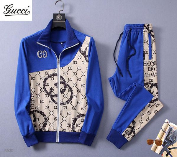 

2020 fashion stand collar men tracksuits autumn brand jogging sport tracksuits for men casual spring tide male tracksuit, Gray