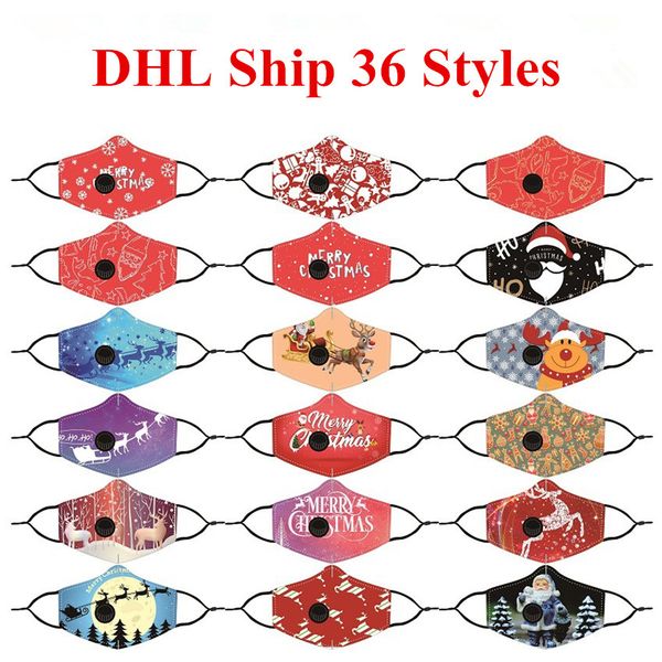 

36 styles trendy christmas festive face mask jewlery for women face xmas snowflake night club decorative celebration holiday party masks