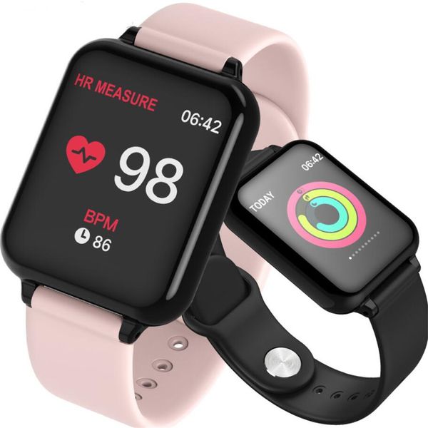 

new smart watch blood pressure oxygen fitness bracelet watch heart rate monitor water-proof men women sport smart watch drop shipping